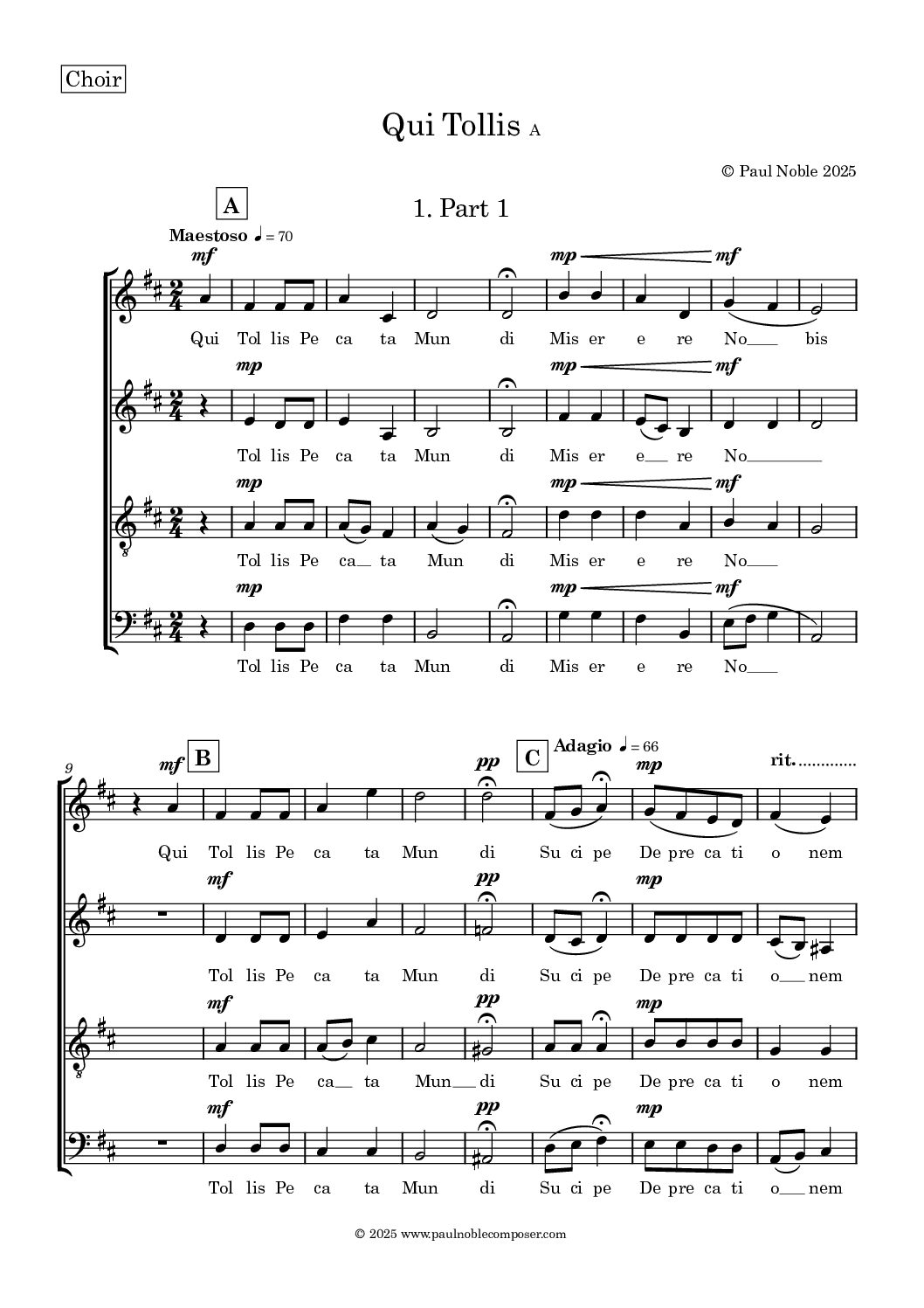 06 - Choir - Qui Tollis