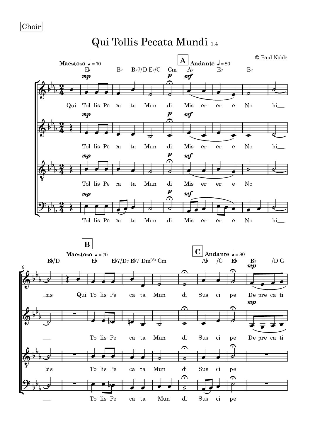 06 - Choir - Qui Tollis Pecata Mundi