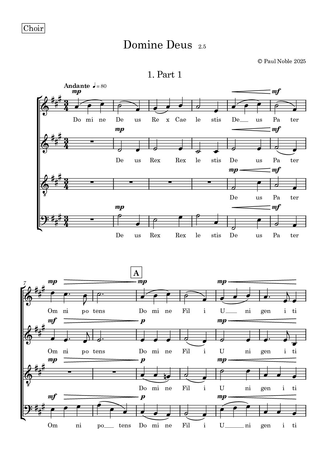 16 - Choir - Domine Deus