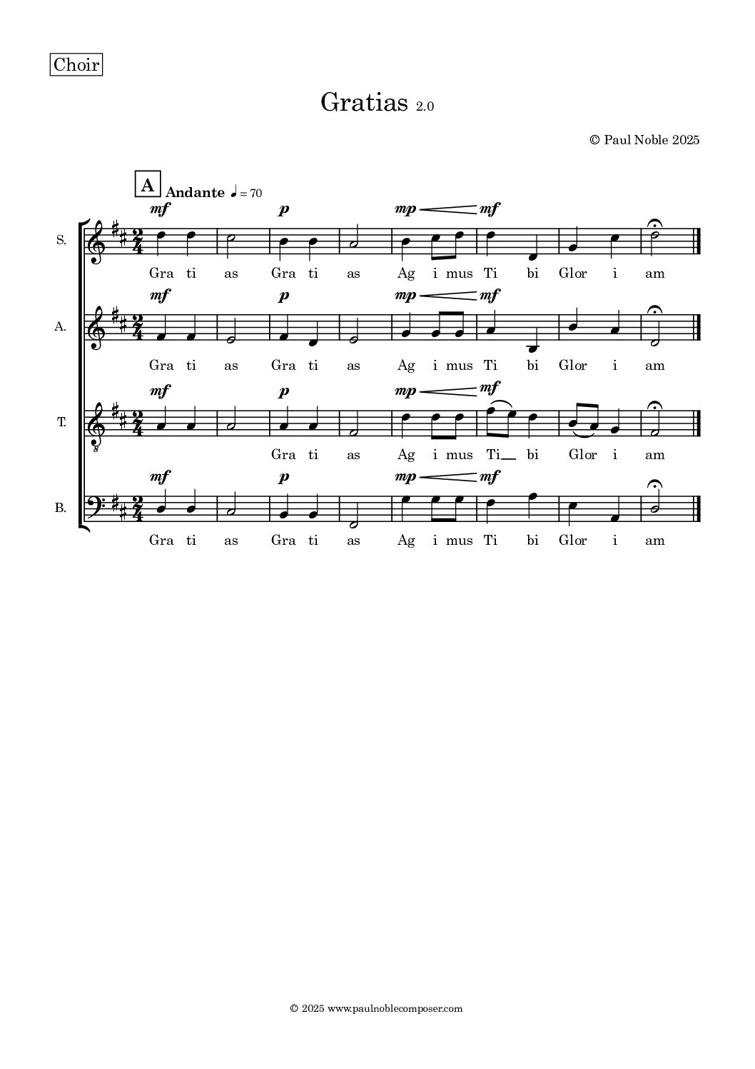 19 - Choir - Gratias